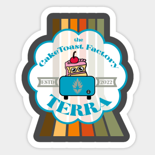 The CakeToast Factory Sticker